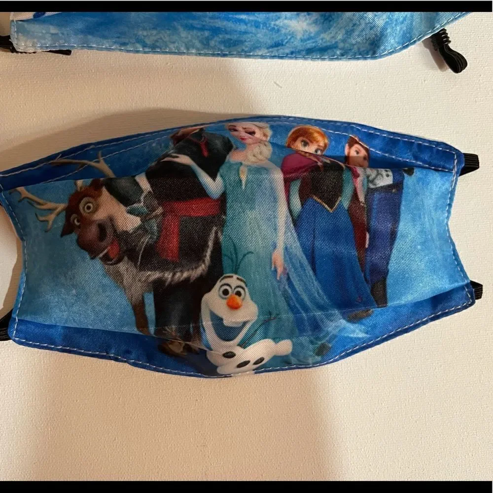 Disney Frozen set of 2 face masks NWT